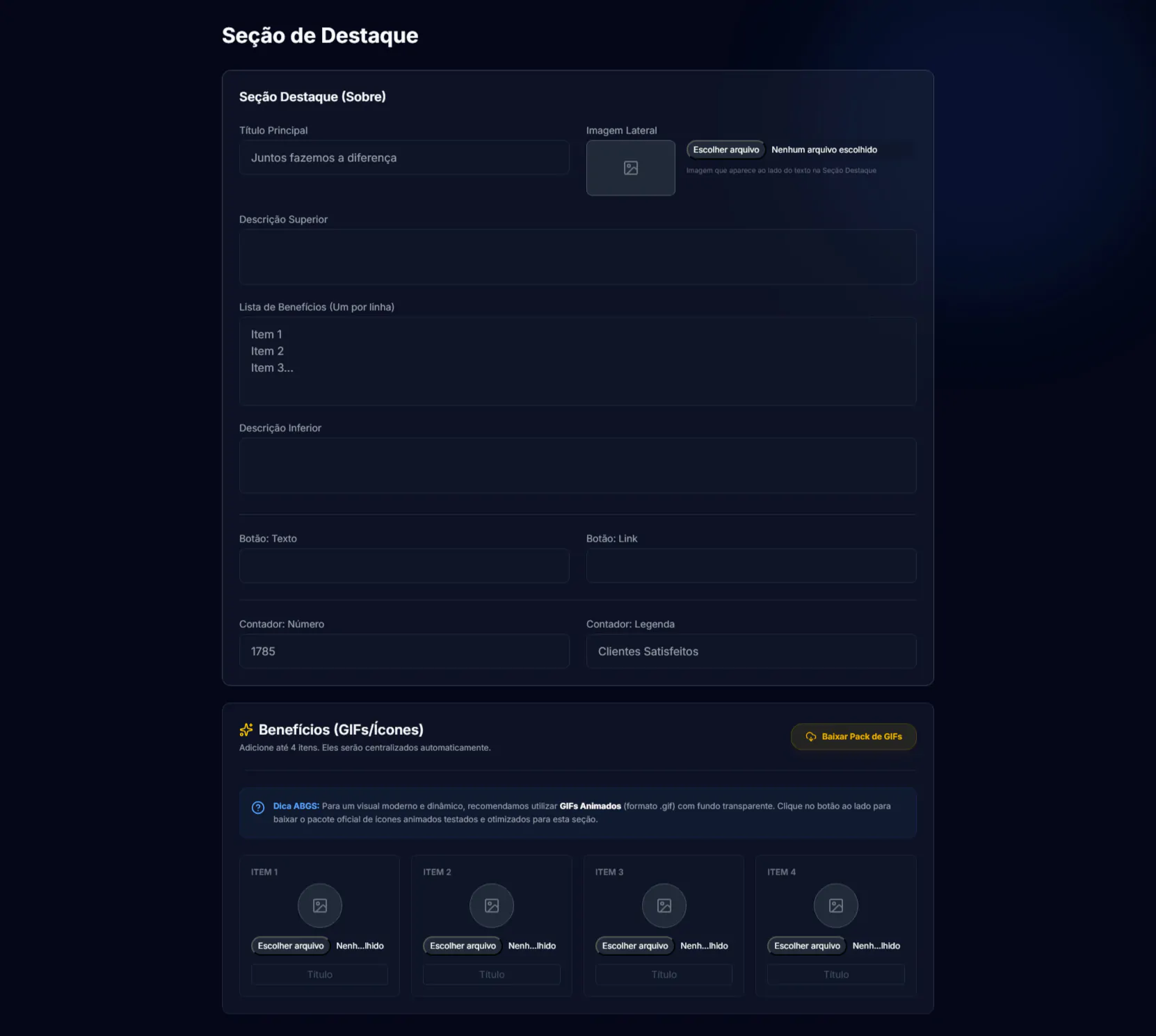 Tema premium CLEAN 07 + Licença Bienal - Imagem 20