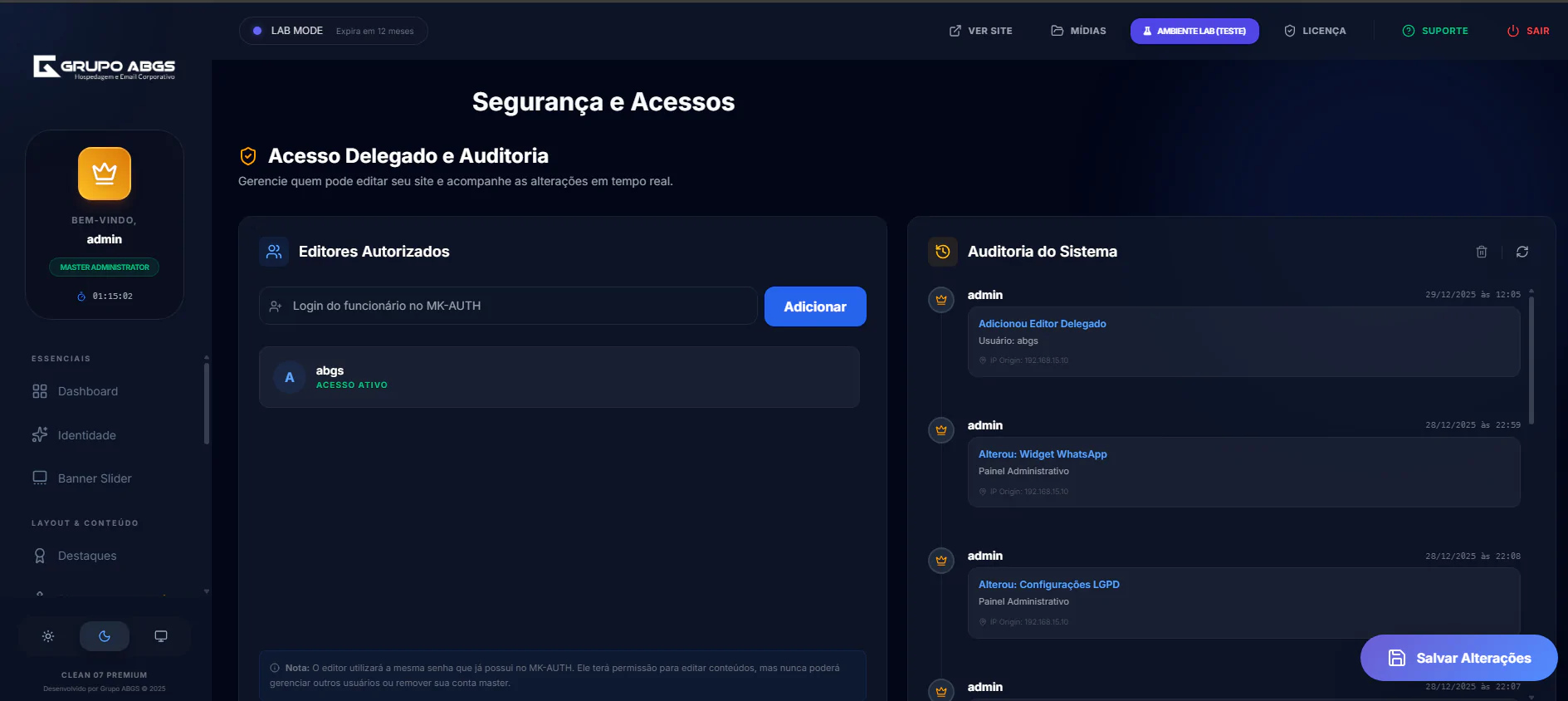 Tema premium CLEAN 07 + Licença Bienal - Imagem 25